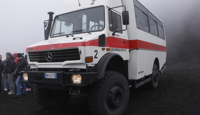 Jeep e trekking Etna