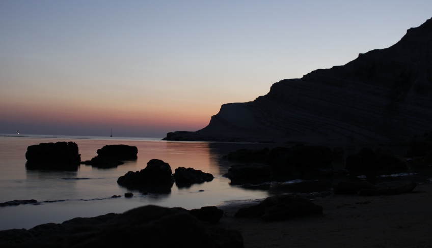 tramonto scala dei turchi